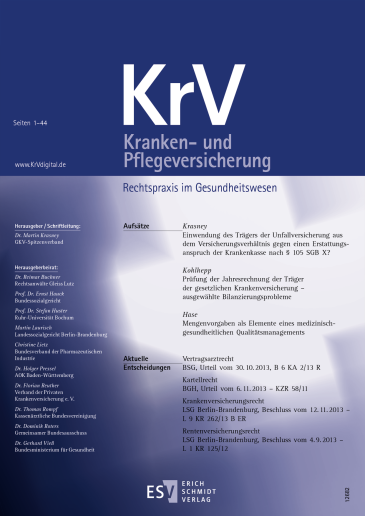  Kranken- und Pflegeversicherung (KrV)