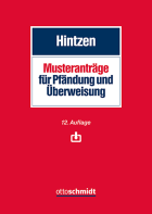Musteranträge für Pfändung und Überweisung