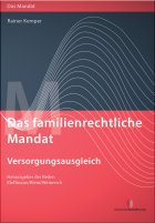 Das familienrechtliche Mandat - Versorgungsausgleich