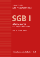 juris PraxisKommentar SGB I