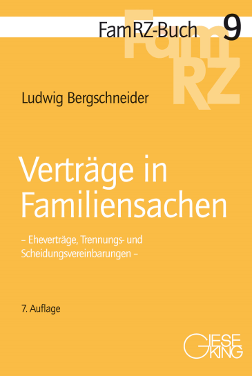  Verträge in Familiensachen