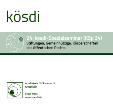  KSp 24 - Stiftungen, Gemeinnützige, Körperschaften des öffentlichen Rechts