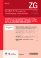 Zeitschrift für Gesetzgebung (ZG)